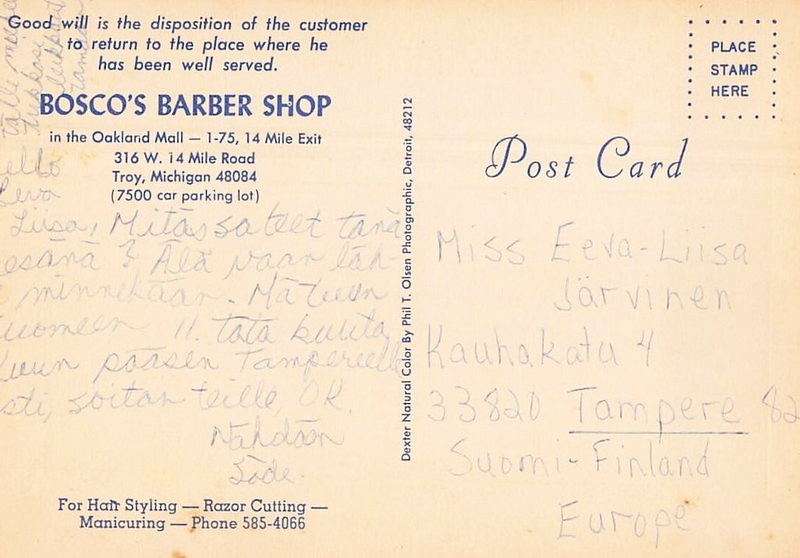 Oakland Mall - Boscos Barber Shop